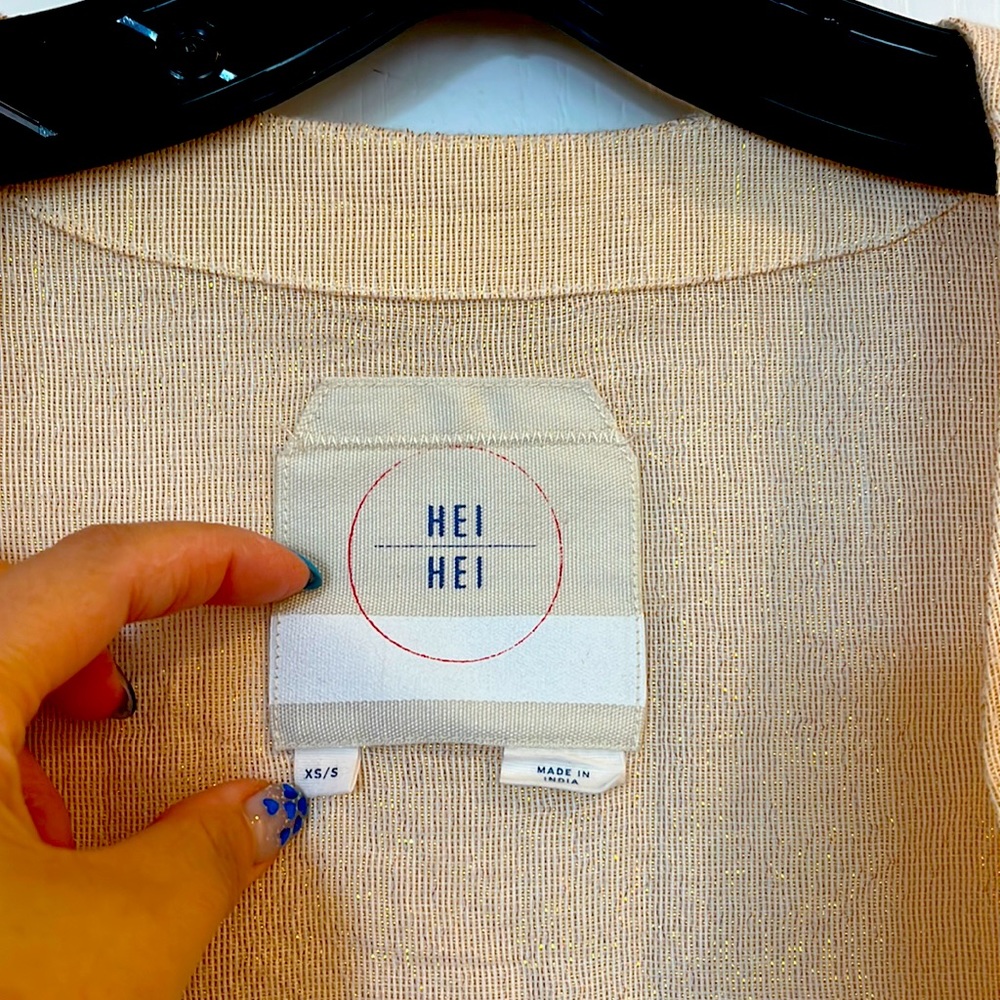 Glittery outerwear from anthropology